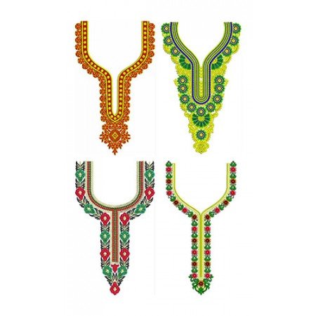 50 Neck Embroidery Designs | May 2020 Bulk Download