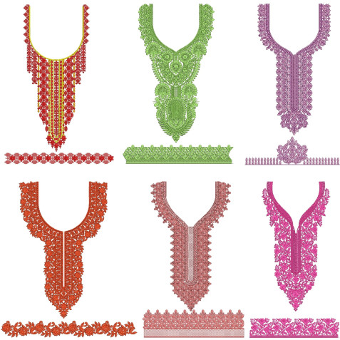 10 Neck Embroidery Designs