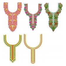 50 Neck Embroidery Designs | August 2020 Bulk Download