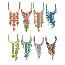 50 Neck Embroidery Designs | July 2020 Bulk Download