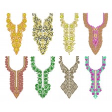 50 Neck Embroidery Designs | June 2020 Bulk Download