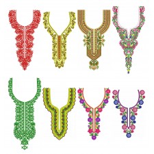 50 Neck Embroidery Designs | March 2020 Bulk Download