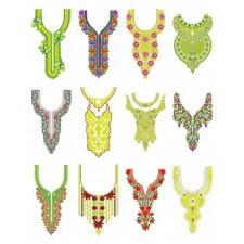 50 Neck Embroidery Designs | May 2020 Bulk Download