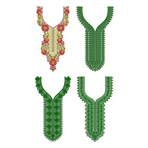 50 Neck Embroidery Designs | June 2020 Bulk Download