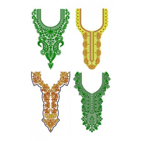 50 Neck Embroidery Designs | March 2020 Bulk Download