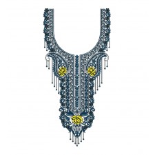 Embroidery Neck Design