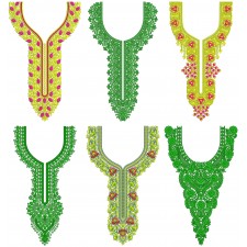 50 Neck Embroidery Designs l  Bulk Download