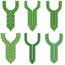 50 Neck Embroidery Designs l  Bulk Download