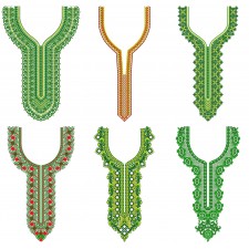 50 Neck Embroidery Designs l  Bulk Download