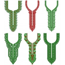 50 Neck Embroidery Designs l  Bulk Download