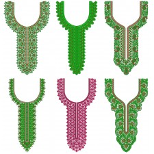 50 Neck Embroidery Designs l  Bulk Download