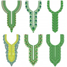 50 Neck Embroidery Designs l  Bulk Download