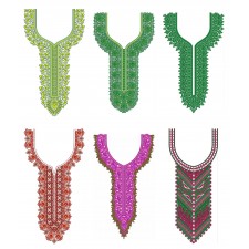 50 Neck Embroidery Designs |  Bulk Download