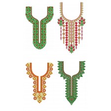 50 Neck Embroidery Designs |  Bulk Download