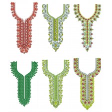 50 Neck Embroidery Designs |  Bulk Download