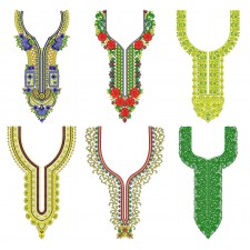 50 Neck Embroidery Designs | Bulk Download