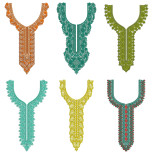 50 Neck Embroidery Designs | Bulk Download