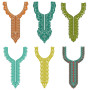 50 Neck Embroidery Designs | Bulk Download