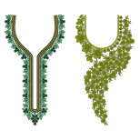 50 Neck Embroidery Designs | Bulk Download