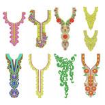 50 Neck Embroidery Designs | August 2020 Bulk Download
