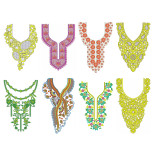 50 Neck Embroidery Designs | August 2020 Bulk Download