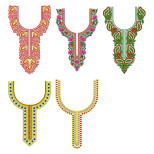 50 Neck Embroidery Designs | August 2020 Bulk Download