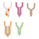 50 Neck Embroidery Designs | Bulk Download
