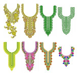 50 Neck Embroidery Designs | July 2020 Bulk Download