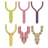 50 Neck Embroidery Designs | March 2020 Bulk Download