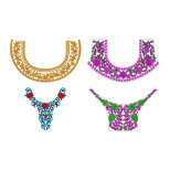 50 Neck Embroidery Designs | May 2020 Bulk Download
