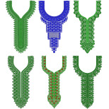50 Neck Embroidery Designs l Bulk Download