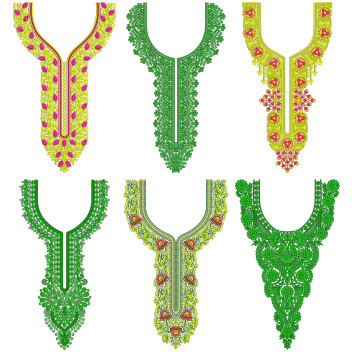 50 Neck Embroidery Designs l Bulk Download