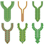 50 Neck Embroidery Designs l Bulk Download
