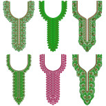 50 Neck Embroidery Designs l Bulk Download