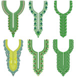 50 Neck Embroidery Designs l Bulk Download