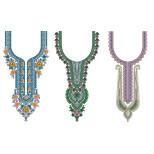 50 Neck Embroidery Designs | Bulk Download