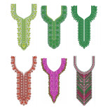 50 Neck Embroidery Designs | Bulk Download