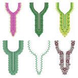 50 Neck Embroidery Designs | Bulk Download