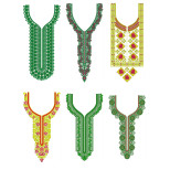50 Neck Embroidery Designs | Bulk Download