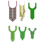 50 Neck Embroidery Designs | Bulk Download