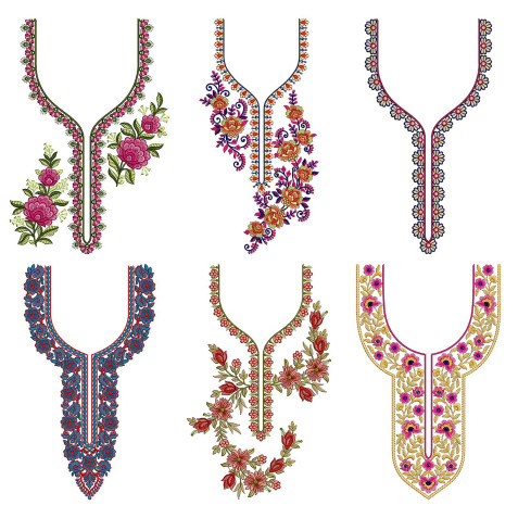50 NECK EMBROIDERY DESIGNS |