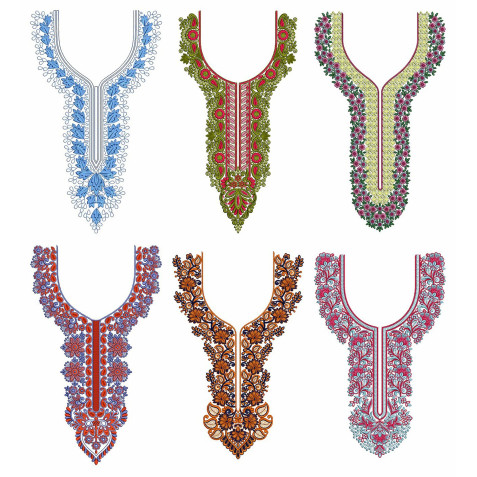 50 NECK EMBROIDERY DESIGNS |