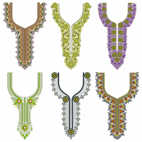 50 NECK EMBROIDERY DESIGNS |