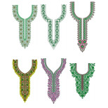 50 Neck Embroidery Designs | Bulk Download