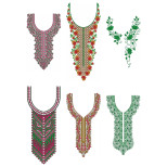 50 Neck Embroidery Designs | Bulk Download