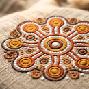 Aboriginal Art Inspired Embroidery Designs