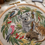 Aussie Wildlife Machine Embroidery Patterns
