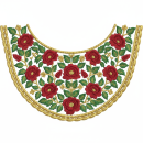 Boat Neck Embroidery Designs