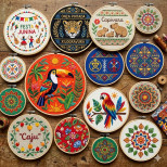 Brazilian Folk Embroidery Designs