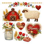 Country & Rustic Embroidery Designs